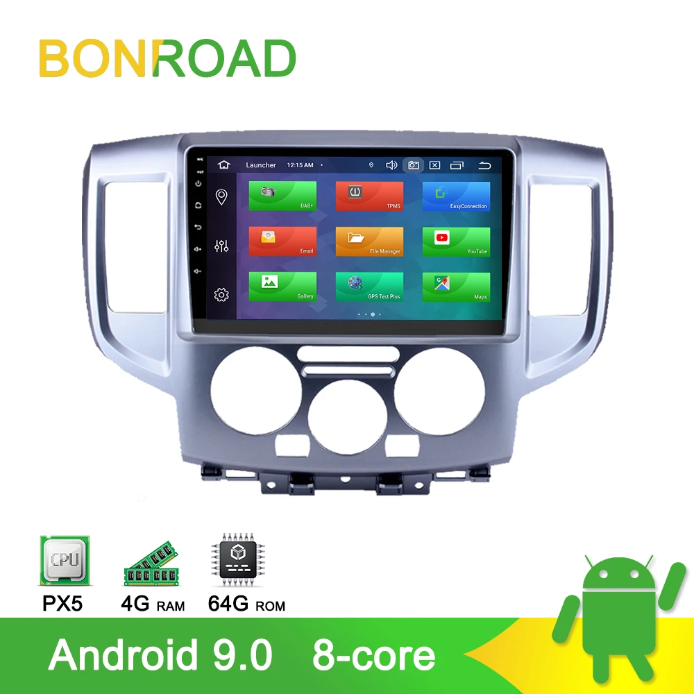 Bonroad 9 дюймов Автомобильный gps навигатор Видео Аудио плеер для Nissan NV200- Поддержка музыки радио Bluetooth автомобильные аксессуары