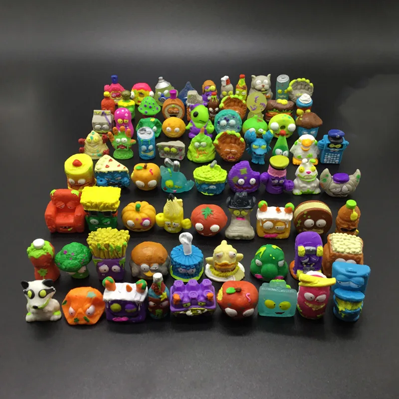 20-100pcs Zomlings Trash Dolls Action Figures 3cm Grossery Gang Garbage Collection Model Toys for Kids Birthday Gift original little pet shop lps cat set action figures model dolls toys