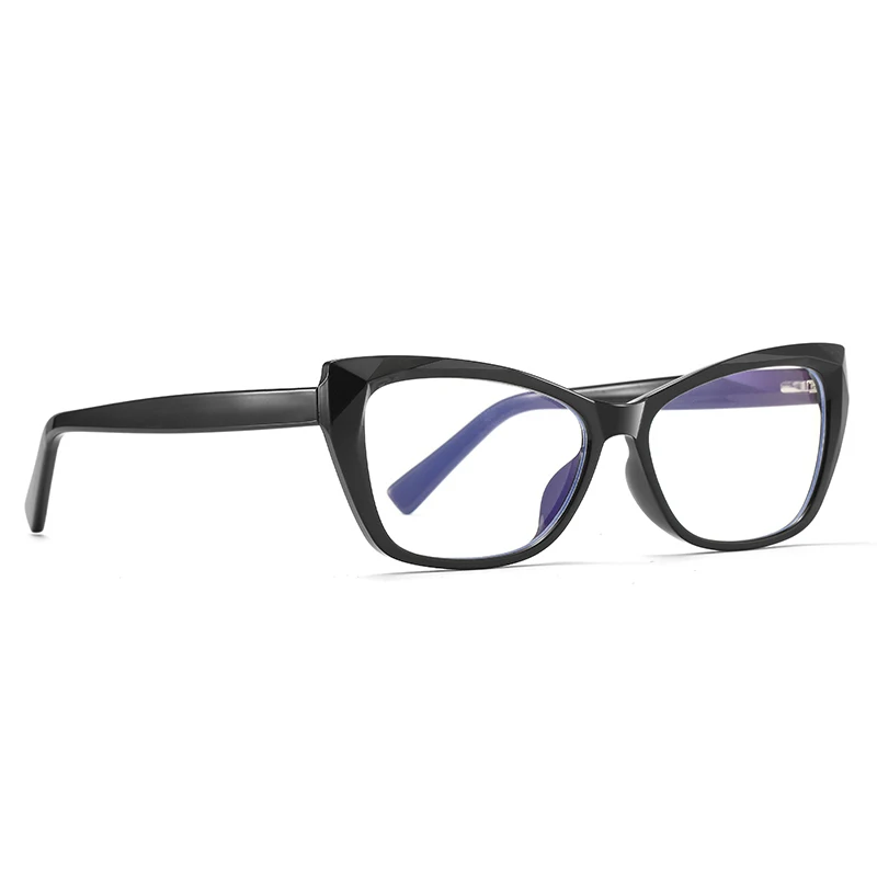 C1Black AOFLY, фирменный дизайн, кошачий глаз, синий светильник, блокирующие очки для женщин, новинка, винтажная оптическая оправа, компьютерные игровые очки, женские, UV400 - Цвет оправы: C1Black