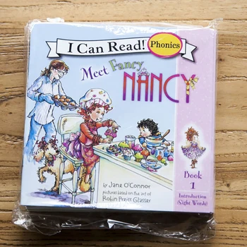 

12 Books/set I Can Read Phonics Books FANCY NANCY In English Language Book for Baby Kids Story Books for Children Learning Toy