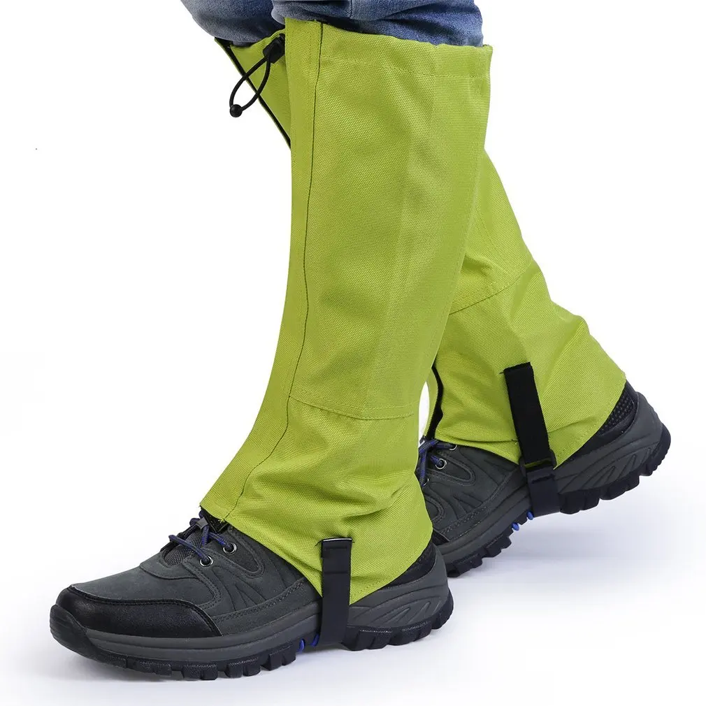 

New 1 Pair/Set Waterproof Outdoor Hiking Walking Climbing Hunting Trekking Snow Legging Gaiters Winter Leg Protect Equipment