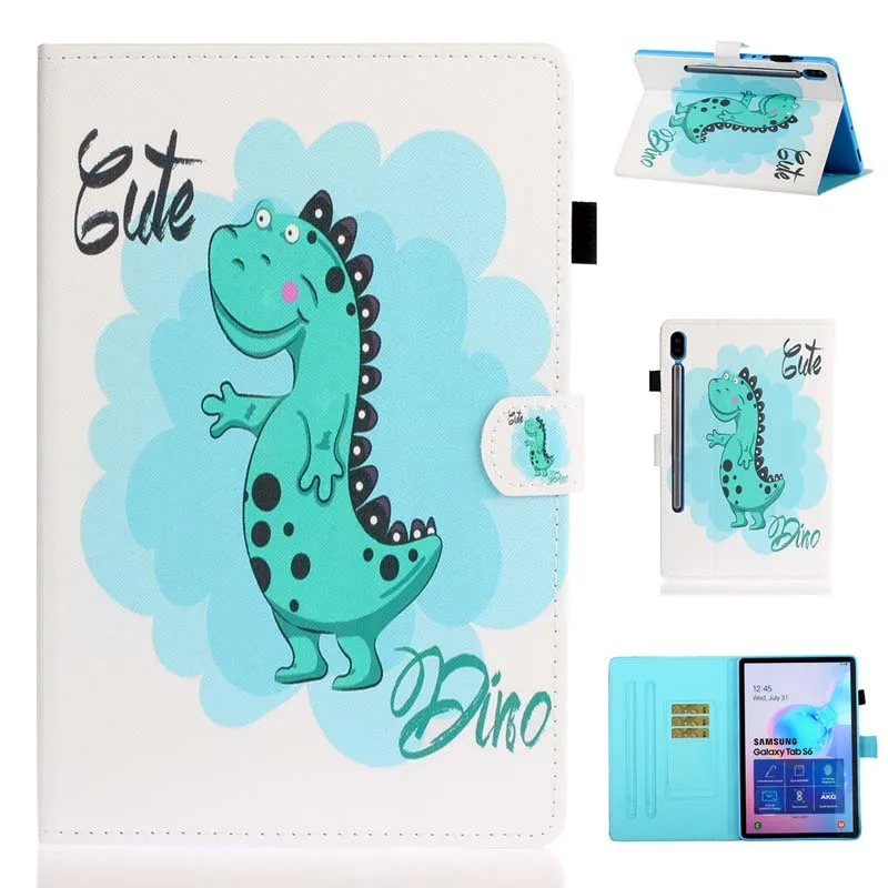 Case Магнитный умный чехол для Samsung Galaxy Tab S6 10,5 SM-T860 SM-T865 чехол для планшета Galaxy Tab S6 T860 T865 Capa+ пленка+ ручка - Цвет: Case