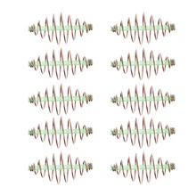 10 шт. приманка Метатель рыболовная кормушка пружинная катушка встроенный метод подачи карпа рыболовные снасти 5,5x2,5 см