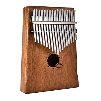 

Muspor 17 Key Kalimba Mbira African Mahogany Thumb Piano Finger Musical Instrument with Bag
