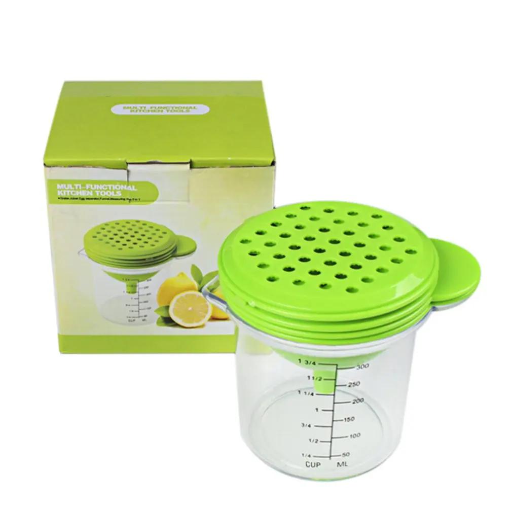 Kitchen Utensils Baby Food Supplement Grinder Portable Orange Lemon Juicer Manual Baby Measuring Cup