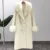 OFTBUY 2021 Натуральное меховое Пальто Зимняя куртка Женская Натуральная Лиса Меховой Воротник Кашемир Шерстяные смеси Длинная Верхняя одежда Женская уличная одежда
