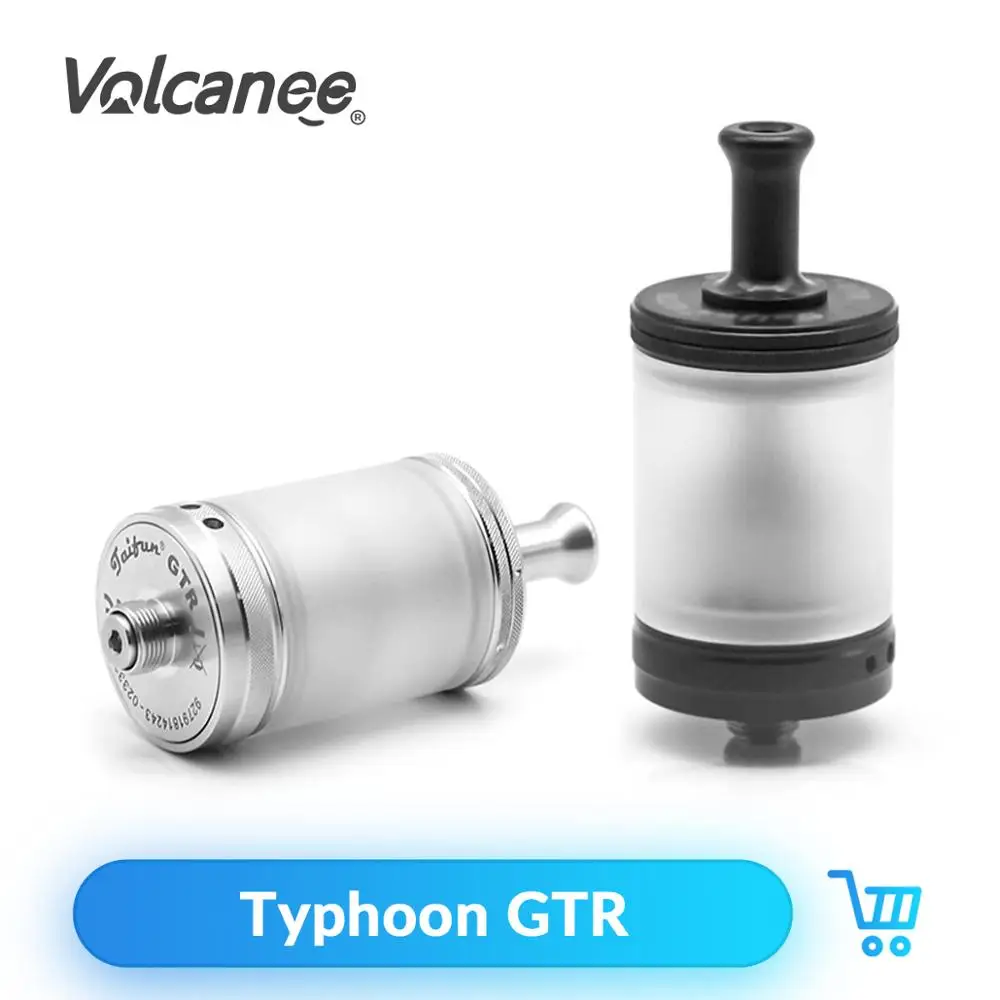 Испаритель Volcanee ShenRay Typhoon GTR RTA MTL Vape Tank 4 5 мл емкость 316 нержавеющая сталь