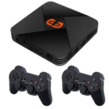 Consola de videojuegos Retro 4K con doble mando inalámbrico 2,4G, más de 5600 juegos para HD Family TV, PS1/SNES