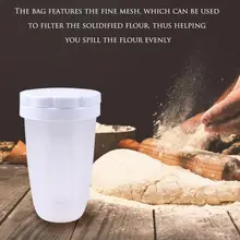 Сетка муки порошок земснаряд пластиковая сетка порошок шейкер порошок может сито для кухонный инструмент для выпечки пшеничный торт Мука сито