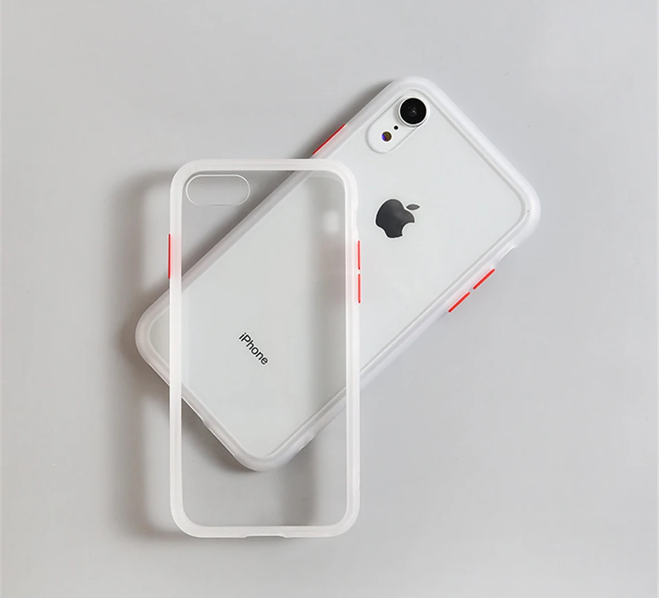 Прозрачный противоударный Гибридный Силиконовый чехол для телефона iPhone 11 Pro X XS XR Max 6 6s 7 8 Plus Фирменная прозрачная мягкая задняя крышка