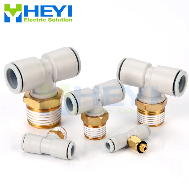 

10PCS/bag Pneumatic Air fittings KQ2T 6mm 8mm 10mm Tee One-Touch Fitting Push In Fittings For Air Connector