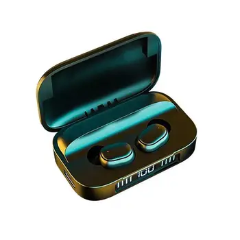 

TWS Bluetooth 5.0 Earphones 2200mAh Charging Box Wireless Sports 9D With Stereo Microphone Waterproof Earbuds Hea S5P6