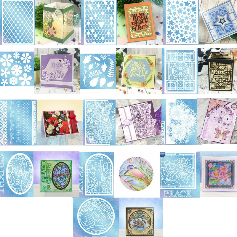 

Exquisite Patterns+Borders+Flowery Decoration Metal Cutting Dies Card Decorations Die Cuts For DIY Card Making New 2019