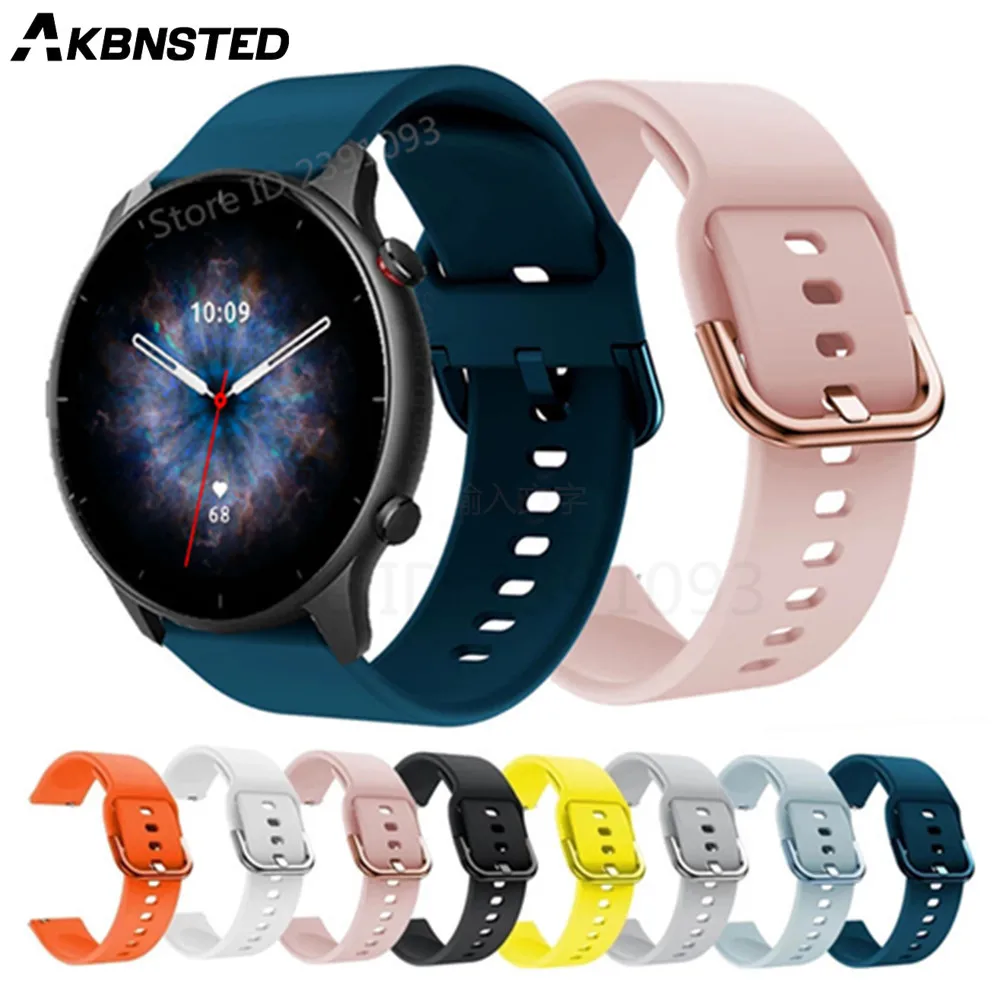 Versatile Silicone Smartwatch Strap - Durable Wristband Bracelet