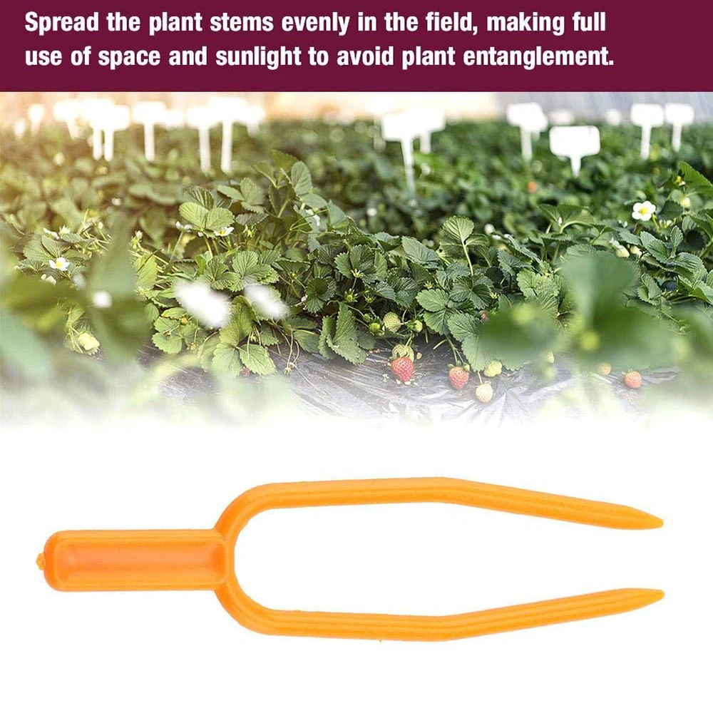 Garden-tools-50pc-Plastic-Quality-Plant-Clips-Stolons-fixing-fastening-Fixture-clamp-strawberry-fork-Farming-Clip(5)