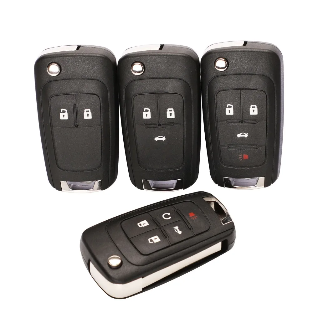 

jingyuqin 2/3/4/5 Buttons Remote Key Shell Case Cover For OPEL/VAUXHALL For Astra J Corsa E Insignia Zafira C Filp Car Key Case