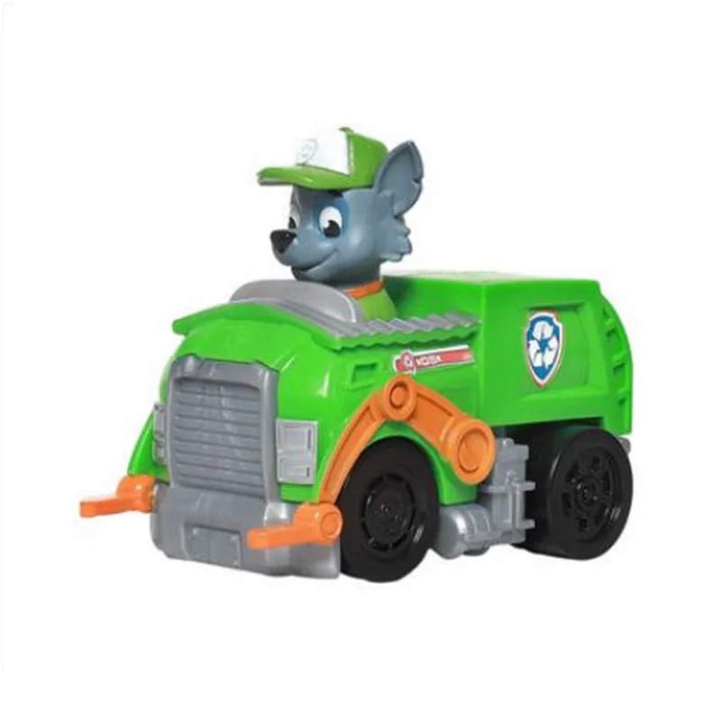 Paw Patrol собака Patrulha Canina Аниме Фигурка автомобиля пластиковая фигурка украшения игрушки для детей на день рождения рождественские подарки