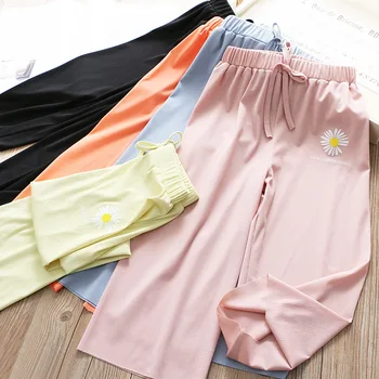 

2020 Summer Baby Girls Printed Loose Wide Leg Pants Wholesale