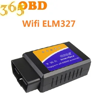 

10Pcs/Lot PIC18F25K80 Chip ELM327 WIFI V1.5 OBD2 iOS Car Diagnostic Scanner for iPhone elm327 ELM-327 V1.5 OBDll Diagnostic Tool