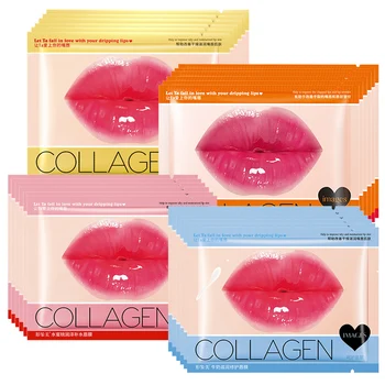

Lip Mask Crystal Collagen Lip Plumper Repairing Reduce Fine Lines Increase Lip Care Honey Moisturizing Lip Elasticity Patch Pad