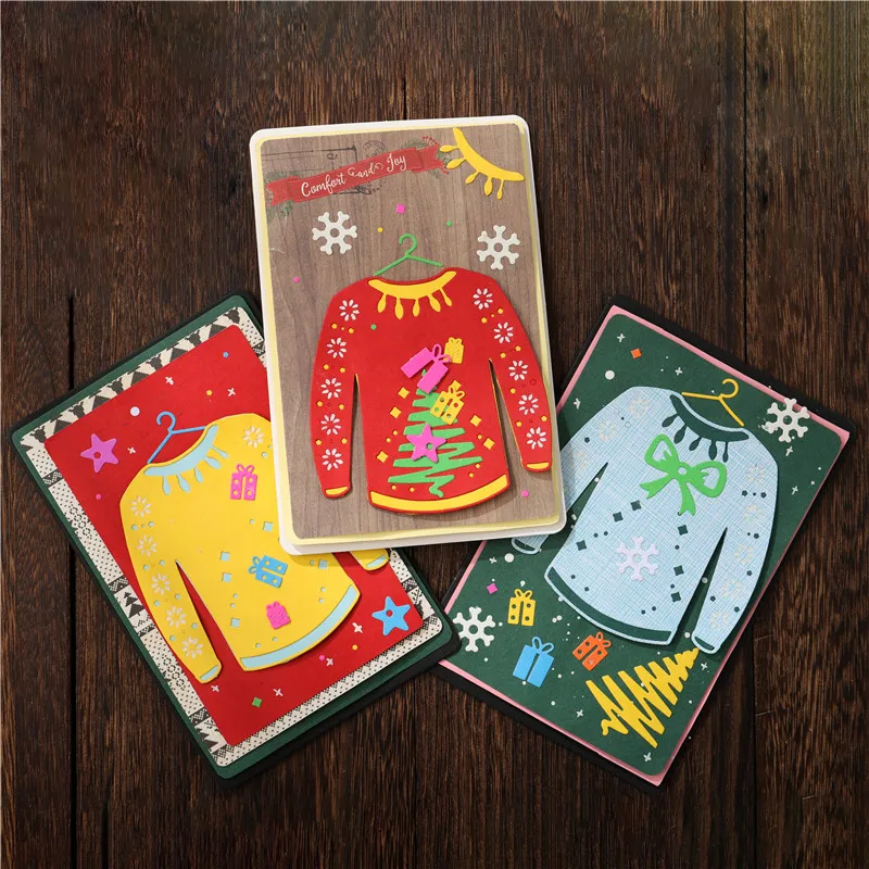 

DiyArts Cloth Christmas Dies Metal Cutting Dies New 2019 for Card Making Scrapbooking Dies Embossing Cuts Stencil Craft Dies