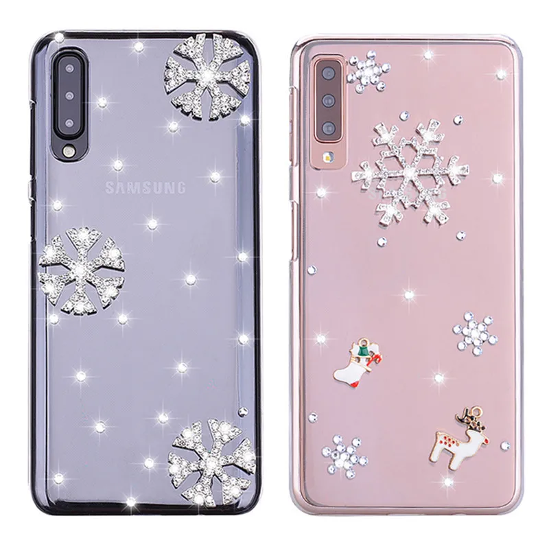 3D Diamond Crystal Cases For Samsung Galaxy A50 case A70 A40 A10 A20 A30 A80 S8 S9 S10 Plus S10e Note 8 9 10 plus A7 2018 cover |