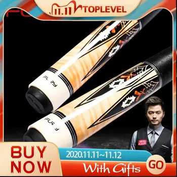 

FURY FU Billiard Pool Cue 11.75mm 12.75mm Tiger Tip 147cm Length Professional Maple Slow 10 Teeth Joint Stick Billar Kit China