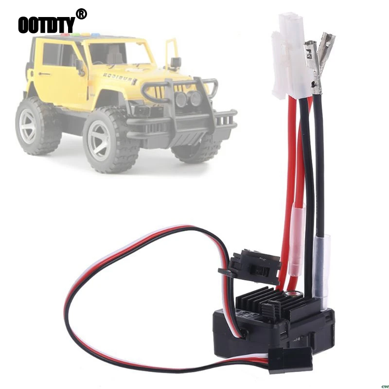 

1060 Brushed ESC 60A 2-3S LiPo Waterproof Electric Speed Controller for RC 1/10th Cars Buggies Trucks Rock Crawlers