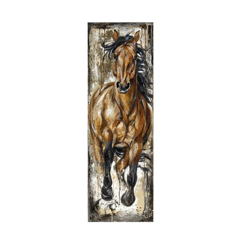 LOARTVE Set 9 Poster Arte Da Parete Con Cavalli – Stampe Vintage Su Tela – Dimensioni 20x25 Cm – Senza Cornice