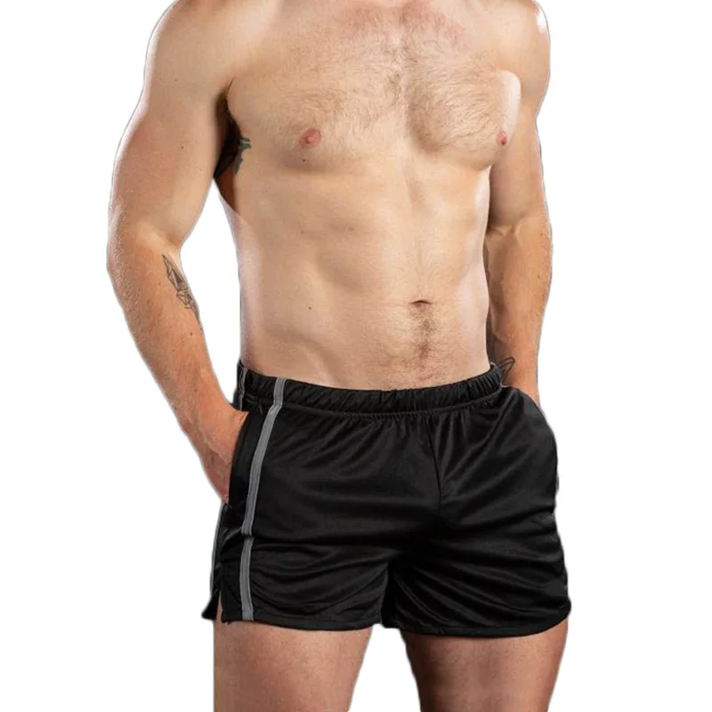 Summer leisure sports men's sports shorts side slit running fitness basketball training sweat quick dry stretch leggings Summer leisure sports men's sports shorts side slit running fitness basketball training sweat quick dry stretch leggings