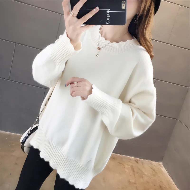 

Korean-style Autumn Clothing Fashion Winter Thick Pullover Loose-Fit Woolen Sweater Spring And Autumn
