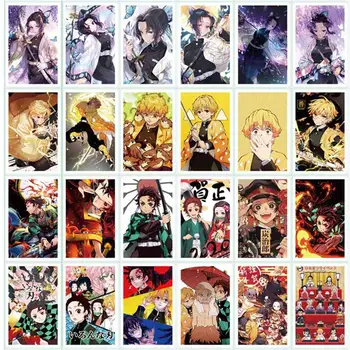 

54 PCS/Set Anime Demon Slayer Kimetsu No Yaiba Kamado Tanjirou Kamado Nezuko Postcard Greeting Card Message Card Toys Xmas Gift