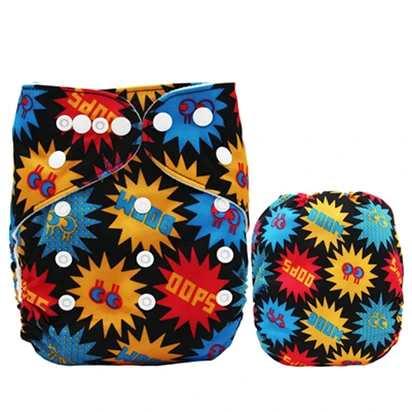 LD01 Diaper cover VEJYO Многоразовые пеленки для новорожденных AIO ткань с полиуретановыми нитями Водонепроницаемая моющаяся карманная ткань Подгузники Регулируемая посадка ребенка от 3 до 15 кг - Цвет: LD01 Diaper cover
