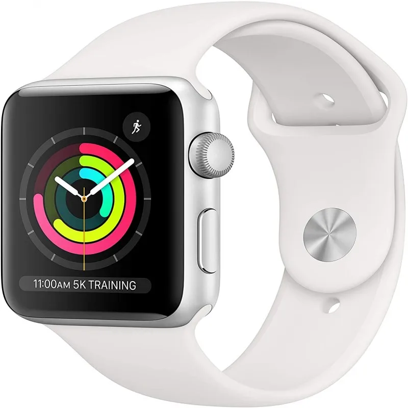 Permalink to Apple Watch Series 3 GPS 38MM/42MM Silver Aluminum Case with White Sport Band Remote Heart Rate Smartwatch