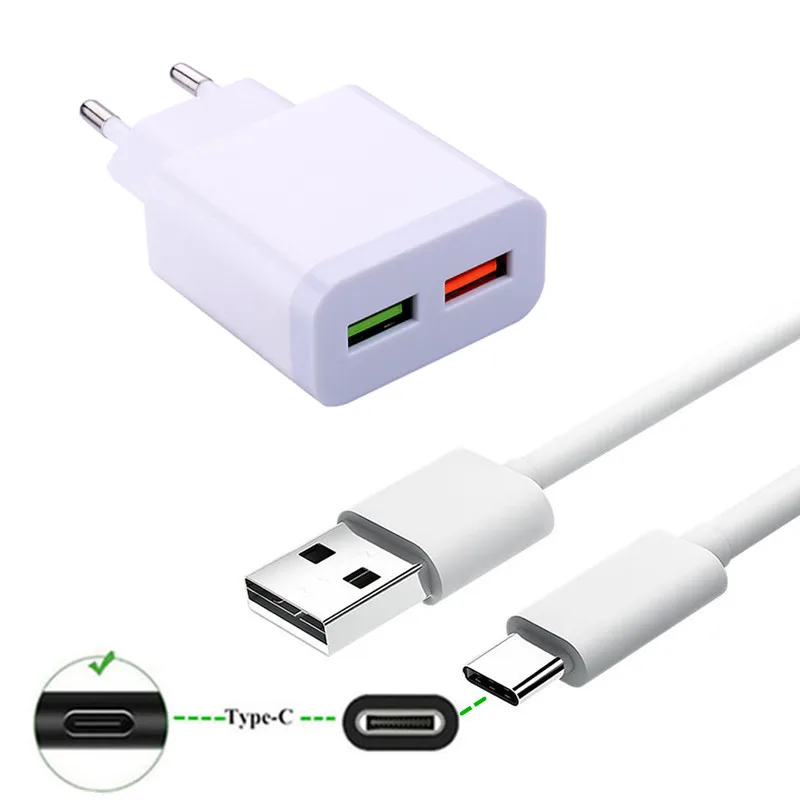 Зарядный кабель USB Type C настенное зарядное устройство для Samsung Xcover Note 10 Plus S8 A8 A70 9X