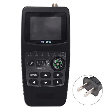 

2.1inch LCD Display Digital TV Finder Portable High Definition Rechargeable TV Meter US/EU Plug