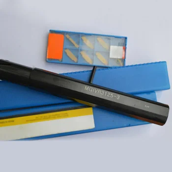 

MGIVR3125-3 25*200mm Lathe Grooving Cut-Off Tool Holder For 3mm Width MGMN300 AU