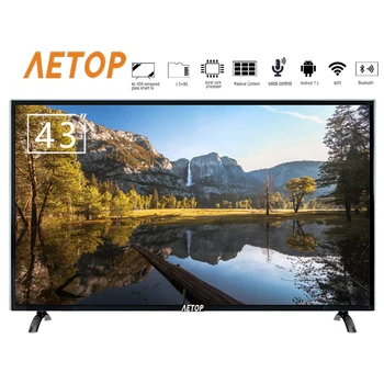 

free shipping-explosion-proof 43 inch flat screen tv android smart tv led 4k hd television with remote control