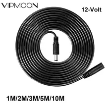 12V câble d'extension cc 5.5*2.1mm mâle femelle cordon d'alimentation 1m 2m 3m 5M 10M connecteur cc pour LED bande lumière adaptateur CCTV caméra