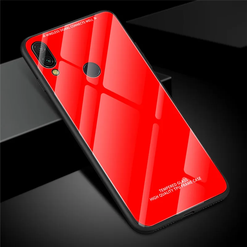 Tempered Glass Case For Xiaomi Redmi Note 7 5 6 K20 Pro 7A Luxury Tempered Glass Case Phone Cover For Xiaomi Mi 9 9 SE Coque (28)