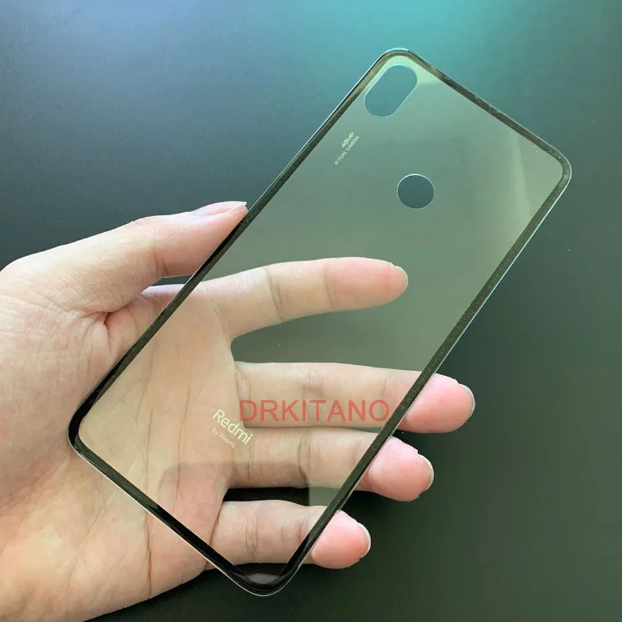 Для Xiaomi Redmi Note 7 Задняя крышка батареи Задняя стеклянная панель Корпус Note7 Pro крышка батареи для Xiaomi Redmi Note 7 задняя крышка