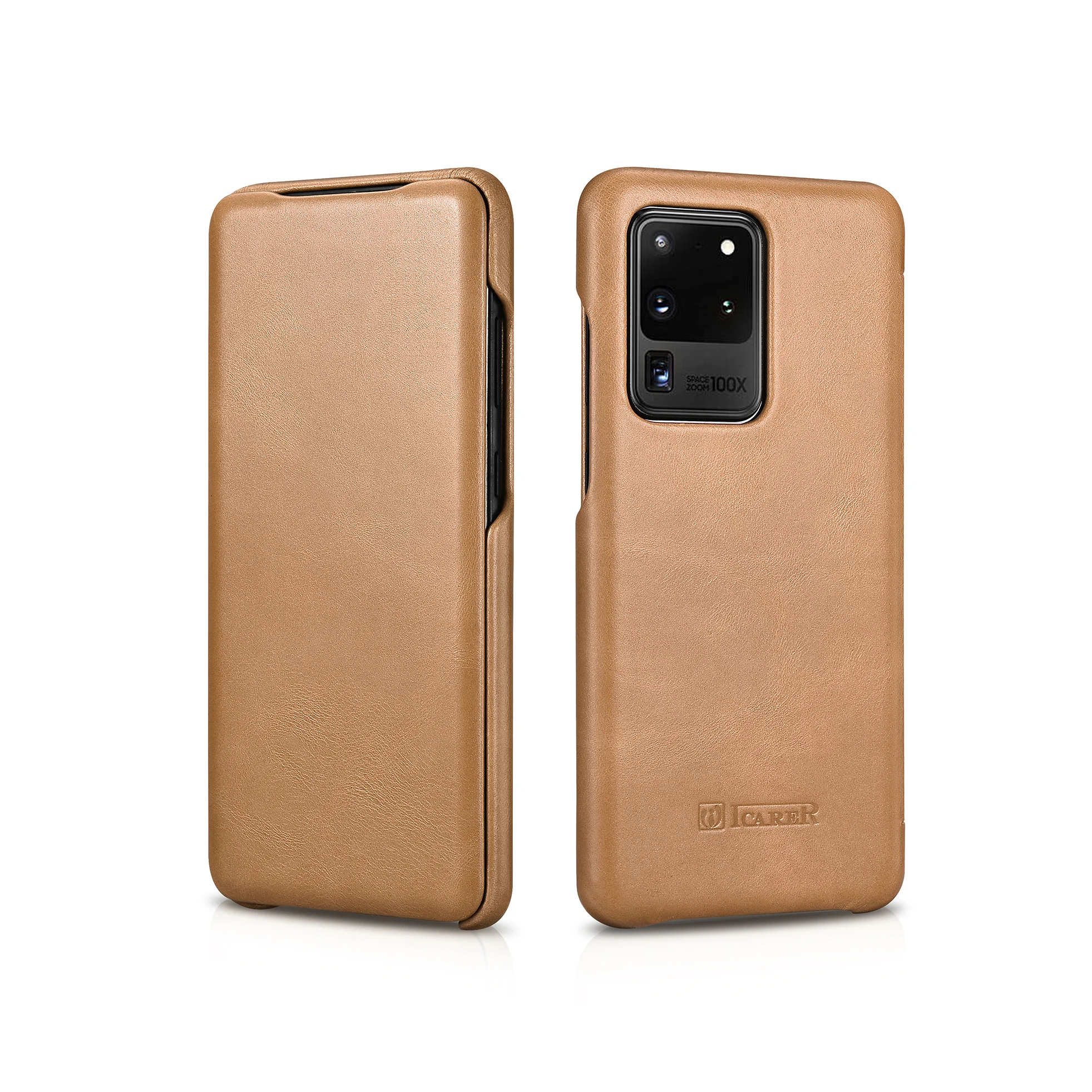 ICARER Luxury Flip Cover Case for Samsung Galaxy S20 S20Ultra S20 Plus Retro Handmade Genuine Leather Phone Case Protection ICARER Luxury Flip Cover Case for Samsung Galaxy S20 S20Ultra S20 Plus Retro Handmade Genuine Leather Phone Case Protection