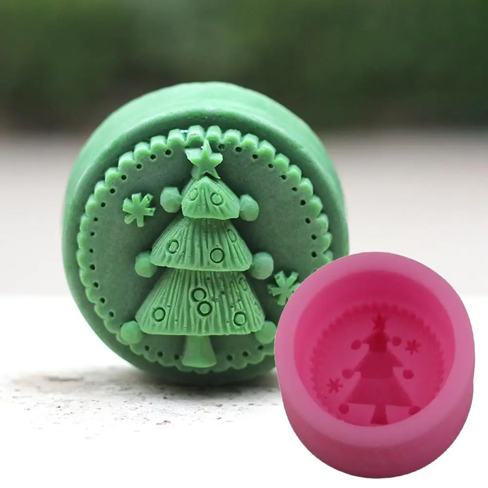 Silicone Soap Mold Christmas Tree Pattern Silicone Mould Cake Mold