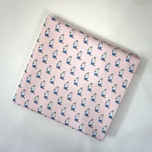 Finland Muumi розовый пэчворк ПВХ акриловый полиэфирный Композитный Водонепроницаемый Оксфорд Ткань DIY скатерть 145 см* 91 см