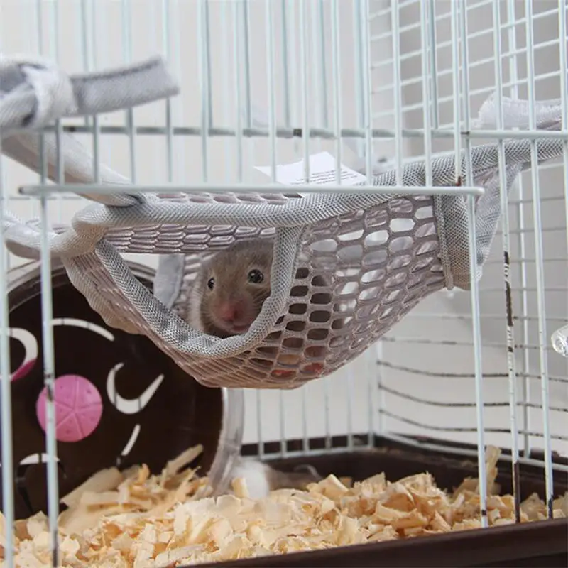 Полезный хомяк, летняя подвесная кровать, гамак для крысы, Ferret, дышащая кровать, белки, морские свинки, покрывало для клетки маленьких домашних животных, клетка для хомяка