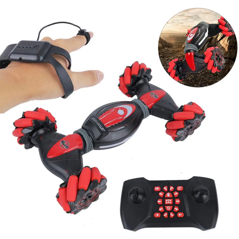 

Remote Control Stunt Car Gesture Induction Twisting Off-Road Vehicle Light Music RC Drift Dancing Side Driving Toy Gift for Kids