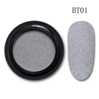 

2g Nail Reflective Powder Bundy Nightclub Charms Nail Glitter Powder Chrome Pigment Dust Manicure DIY Nail Art Decoration