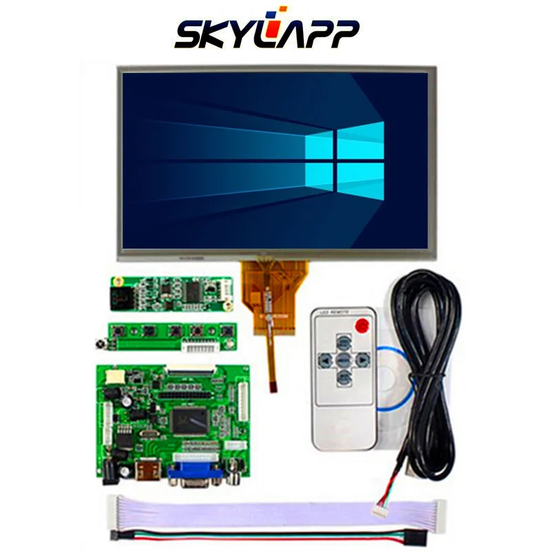 Skylarpu 7 &quotRaspberry Pi LCD сенсорный экран дисплей TFT монитор AT070TN90 ЖК Комплект HDMI VGA вход