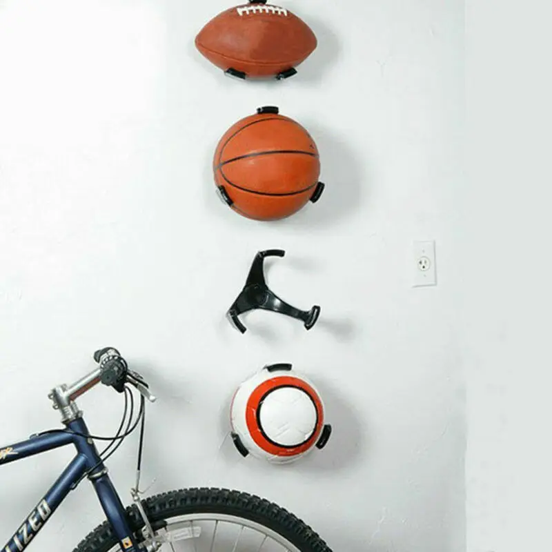 

Soccers Holder Wall Mount Garage Basketball Storage Rack Display Ball Holder For Basketball Volleyball Medicine Ball Football