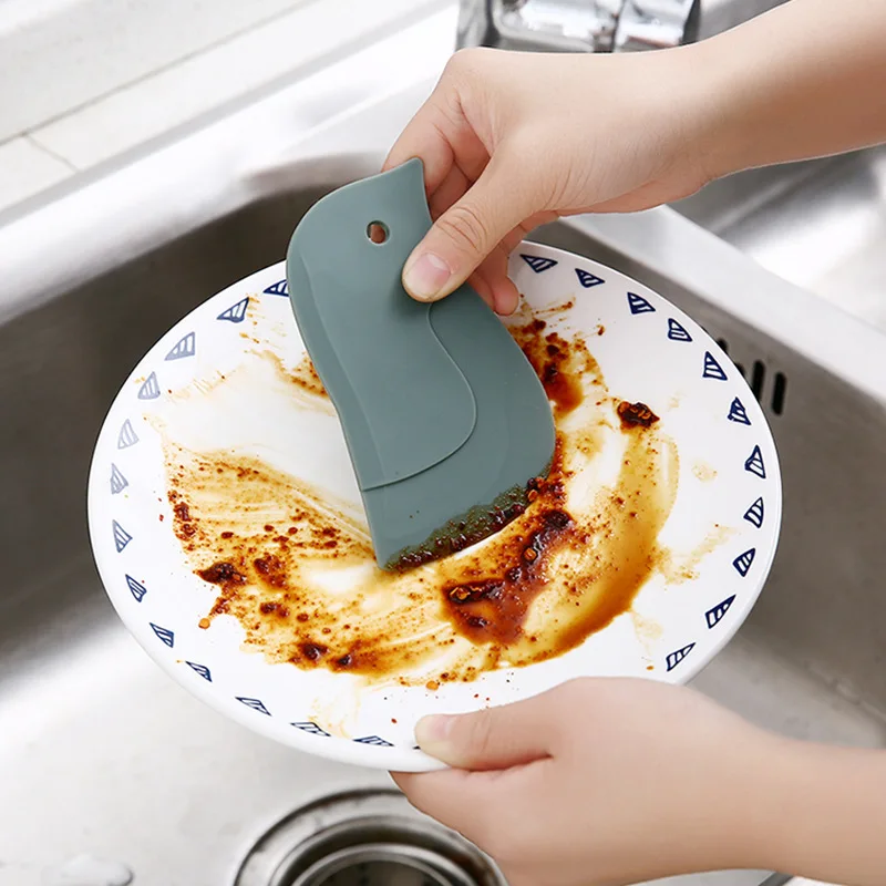 Multifunction Penguin Squeegees Scraper Oil Plate Scraping Window Door Gap Cleaning Tool Baking Spatulas Tools Kitchen supplies
